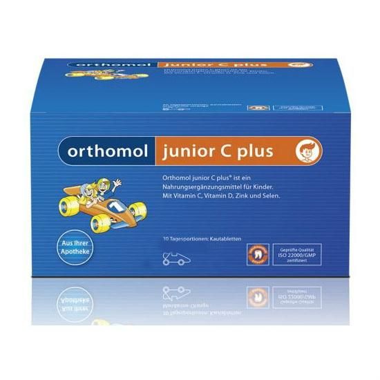 Ортомол Джуниор С плюс/Orthomol Junior C plus жевательные таблетки курс 30 дней вкус лесные ягоды 30 шт.