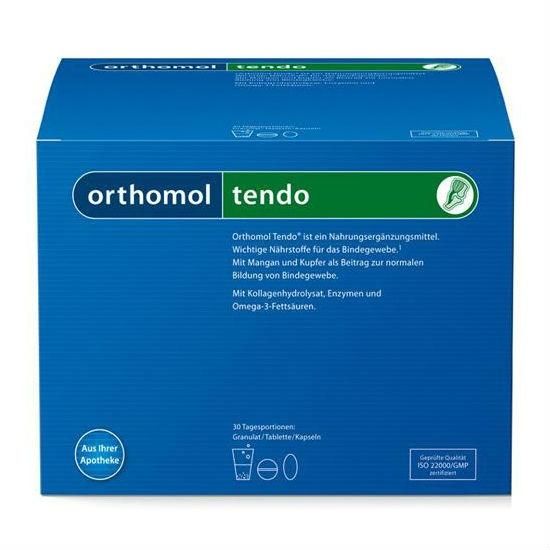 Ортомол Тендо/Orthomol Tendo курс 30 дней порошок+таблетки+капсулы 30 шт.