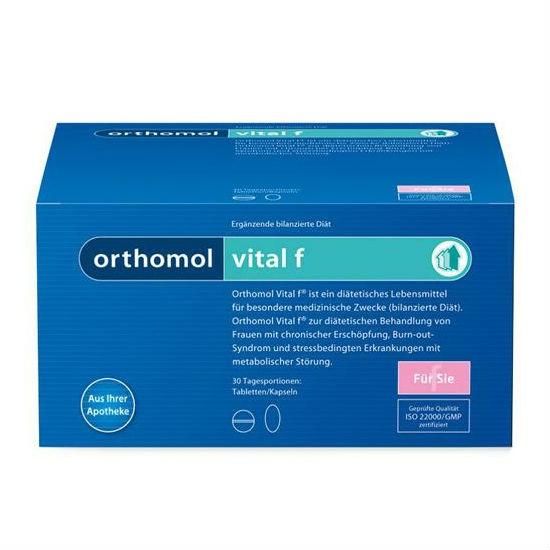 Ортомол Витал ф/Orthomol Vital f курс 30 дней таблетки+капсулы 30 шт.