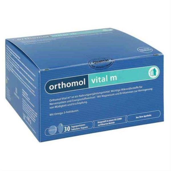 Ортомол Витал м/Orthomol Vital m курс 30 дней таблетки+капсулы 30 шт. Ортомол Витал м/Orthomol Vital m курс 30 дней таблетки+капсулы 30 шт.