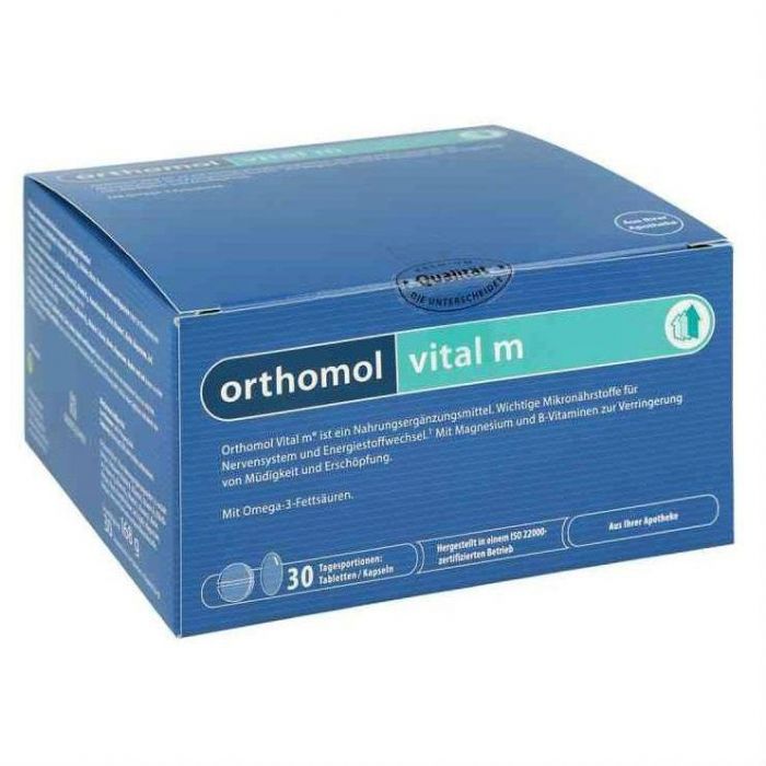 Ортомол Витал м/Orthomol Vital m курс 30 дней таблетки+капсулы 30 шт.