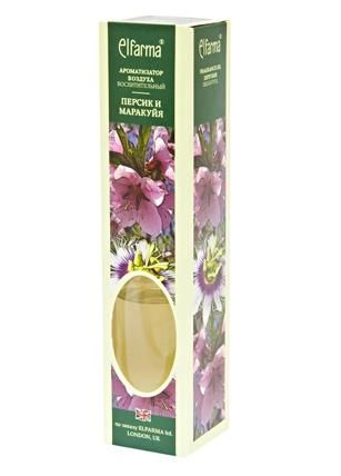 Освежитель воздуха Elfarma ароматизатор тросниковый (с палочками) Восхитительный (персик/маракуйя) 50 мл Освежитель воздуха Elfarma ароматизатор тросниковый (с палочками) Восхитительный (персик/маракуйя) 50 мл