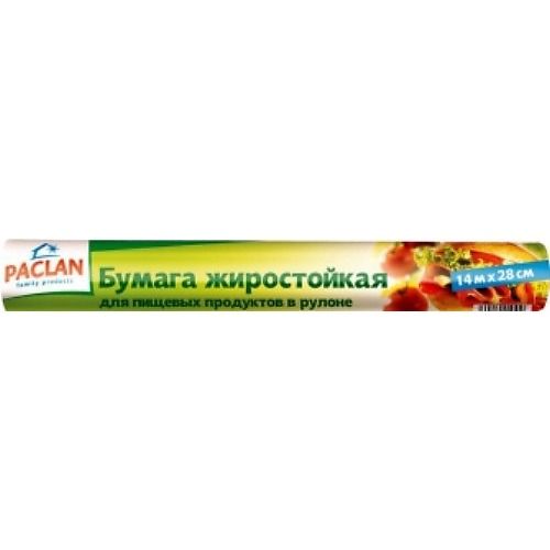 Paclan Бумага жиростойкая 14м х 28см рулон Paclan Бумага жиростойкая 14м х 28см рулон