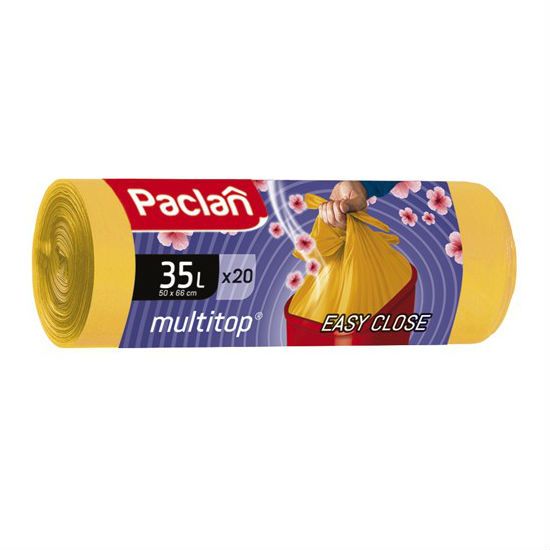 Paclan Мешки для мусора с ушками Multitop Aroma 35л 20шт Paclan Мешки для мусора с ушками Multitop Aroma 35л 20шт