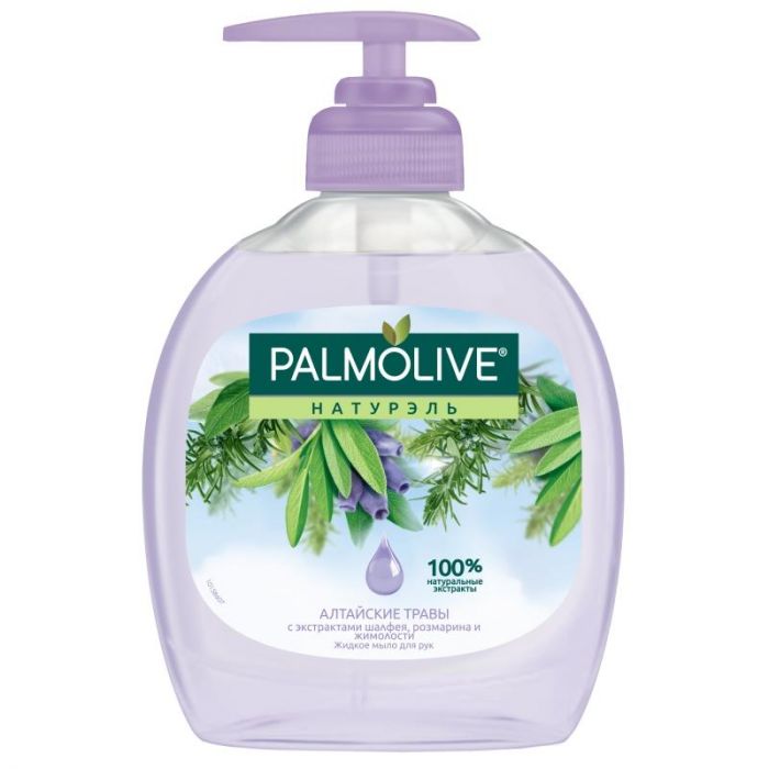 Palmolive Мыло жидкое Алтайские травы с экстрактами шалфея розмарина и жимолости 300мл