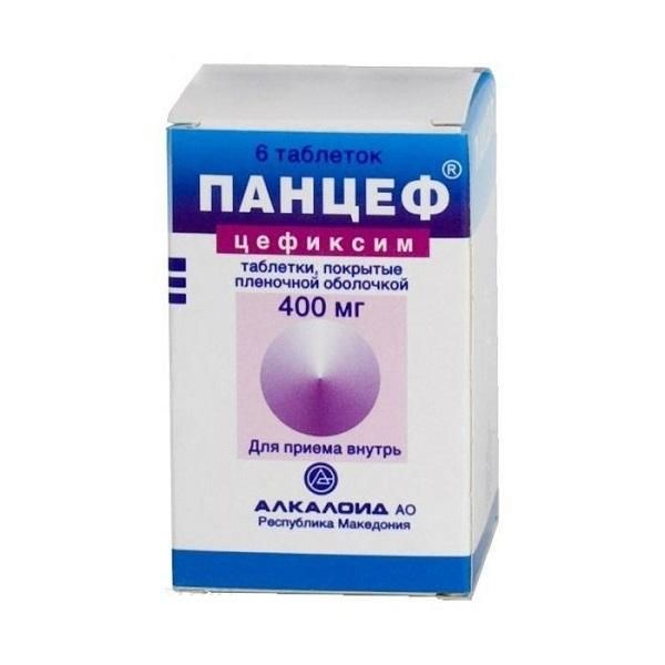 Панцеф таблетки 400 мг, 6 шт.