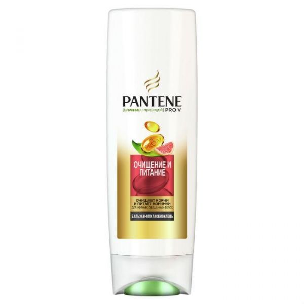 Pantene Бальзам-ополаскиватель Слияние с природой Очищение и Питание 360 мл