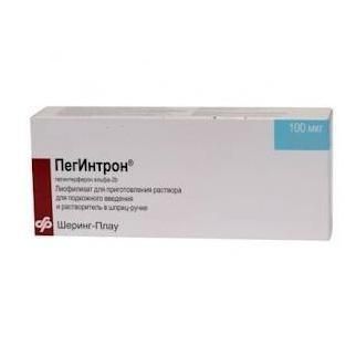 Пегинтрон флакон 100 мкг, 1 шт. Пегинтрон флакон 100 мкг, 1 шт.
