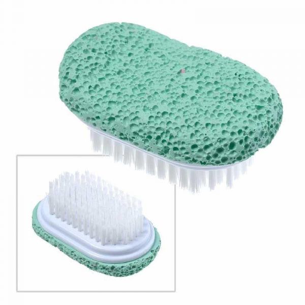 Пемза педикюрная Zinger (иск. камень+щетка) zo-PB-01 1 шт