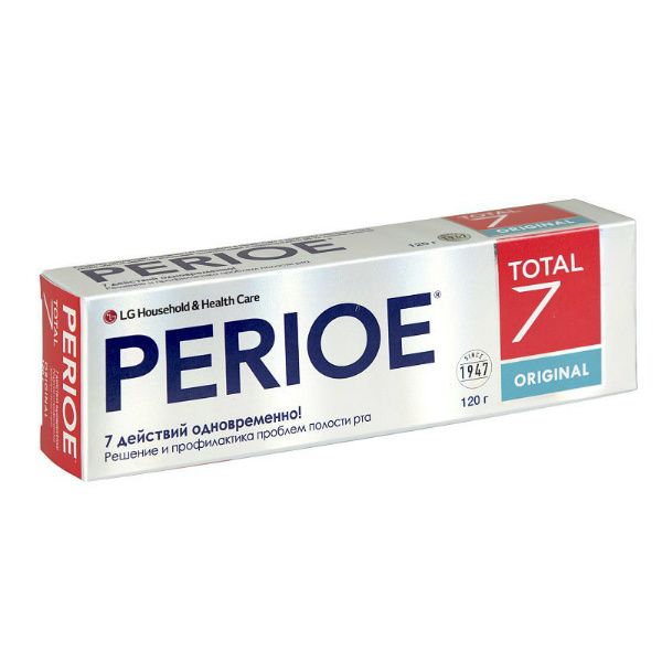 Perioe Total 7 original Зубная паста комплексного действия 120 г Perioe Total 7 original Зубная паста комплексного действия 120 г