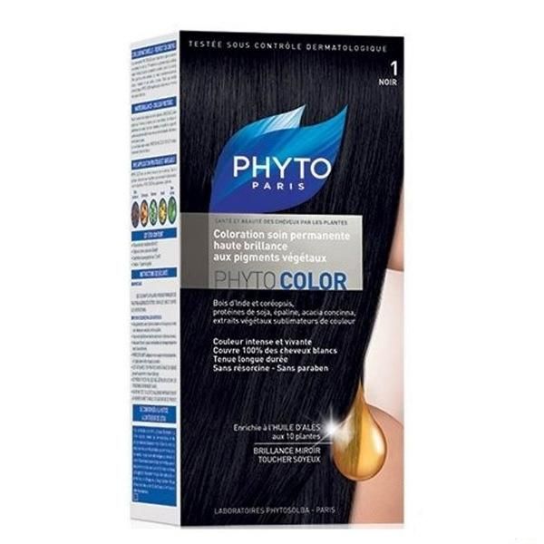 Phyto Color краска для волос черный оттенок 1