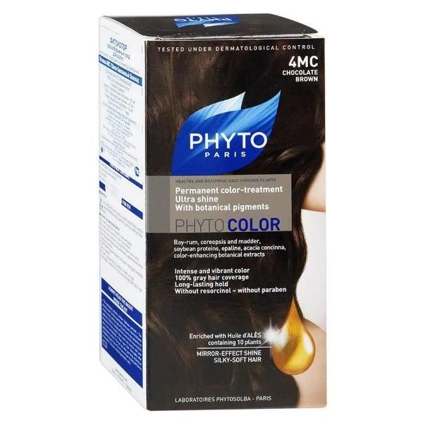 Phyto Color краска для волос шатен каштановый шоколад оттенок 4MC