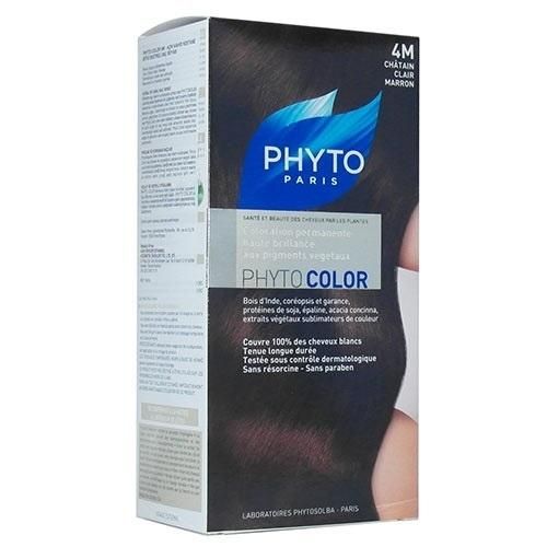 Phyto Color краска для волос светлый каштан оттенок 4M