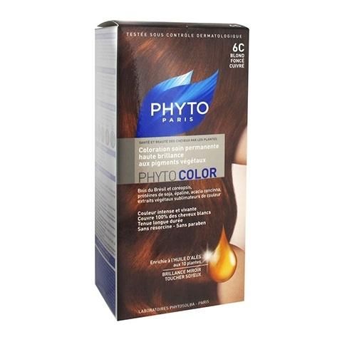 Phyto Color краска для волос темный медный блонд оттенок 6C