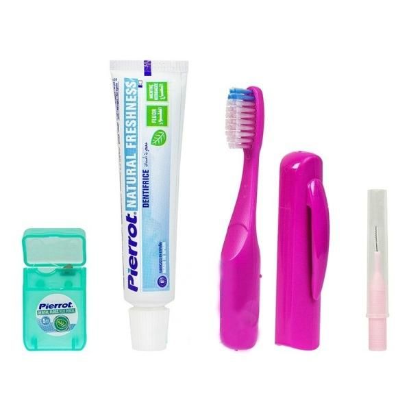 Pierrot Дорожный набор Express Dental Kit (щетка,паста,ерш,флосс) 1 шт.