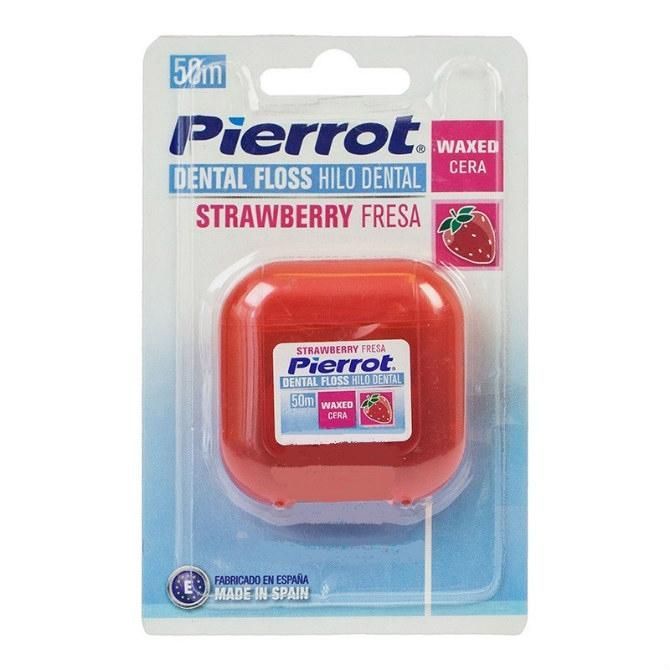 Pierrot Межзубный флосс вощеный Strawberry Dental Floss 1 шт.