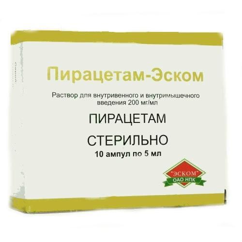 Пирацетам ампулы 20% , 5 мл , 10 шт. Пирацетам ампулы 20% , 5 мл , 10 шт.