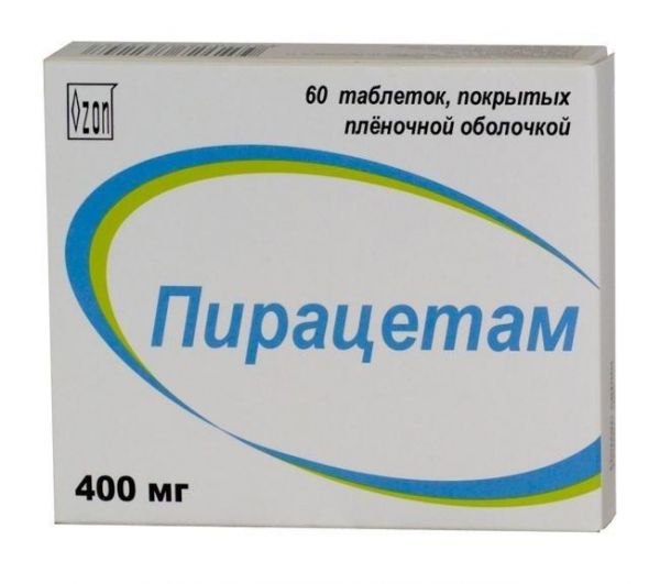 Пирацетам таблетки 400 мг, 60 шт. Пирацетам таблетки 400 мг, 60 шт.