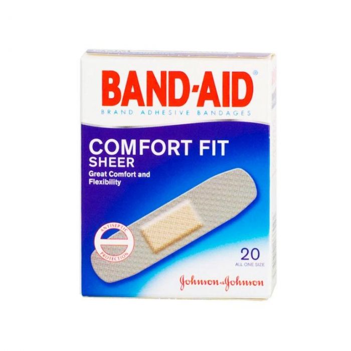 Пластырь Band-Aid антисептический абсолютный комфорт 20 шт.