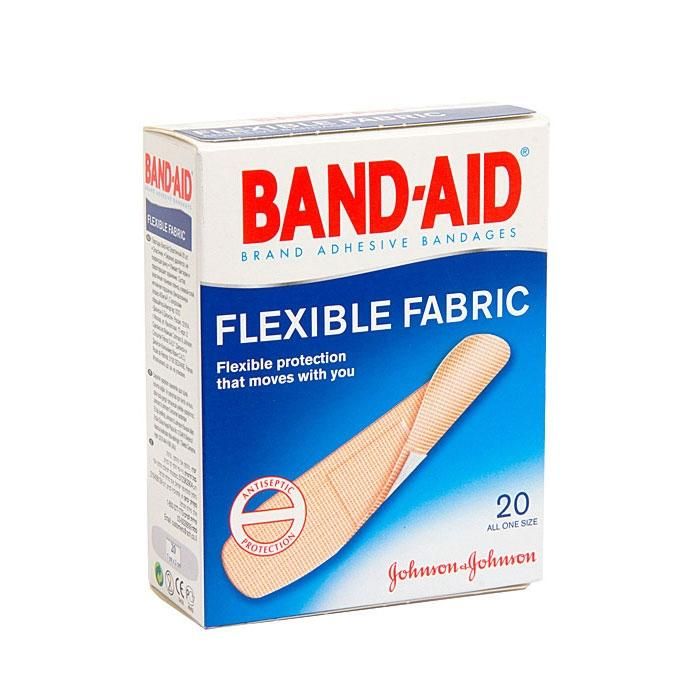 Пластырь Band-Aid антисептический эластичный 20 шт.