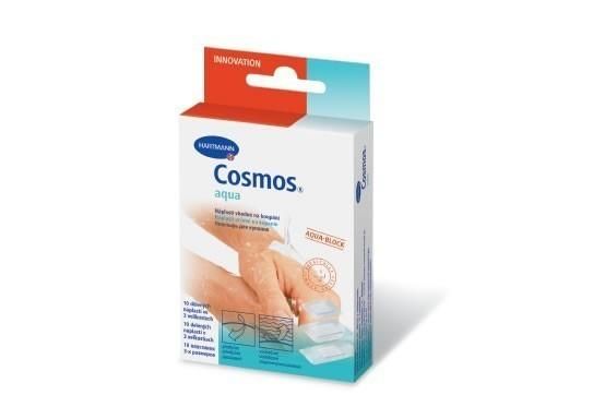 Пластырь Cosmos aqua 3 размера 10 шт.