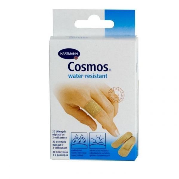 Пластырь Cosmos водостойкий 2 размера 20 шт.
