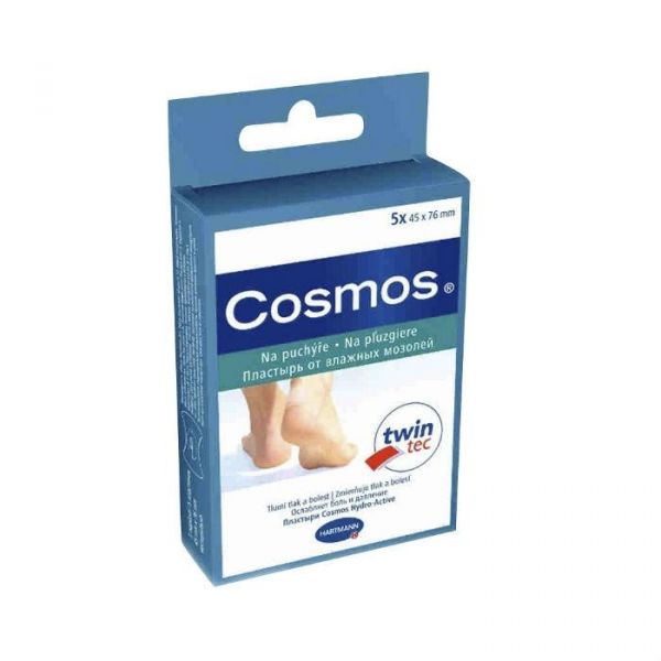 Пластырь Космос Гидро Актив/Cosmos Hydro Active на мозоль на пятку 5 шт.