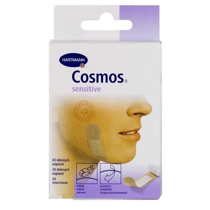 Пластырь Космос сенситив/Cosmos sensitive 1,9х7,2 см пластинки 20 шт.