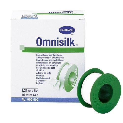 Пластырь Омнисилк/Omnisilk на шелковой основе 5 м х 1,25 см 1 шт.