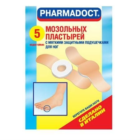 Пластырь Pharmadoct набор мозольный 5 шт. упак.