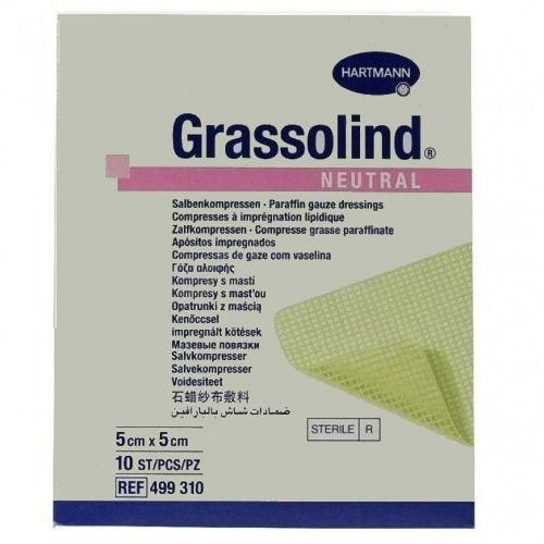 Повязка Grassolind/Гразолинд 5 х 5 см 10 шт.