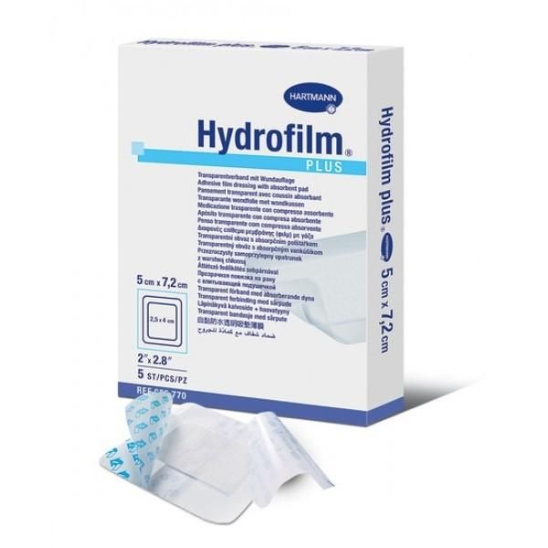 Повязка Hydrofilm plus/Гидрофильм плюс прозрачная 5 х 7,2 см 5 шт.