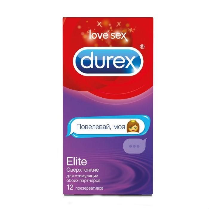 Презервативы Durex Elite Emoji сверхтонкие 12 шт.