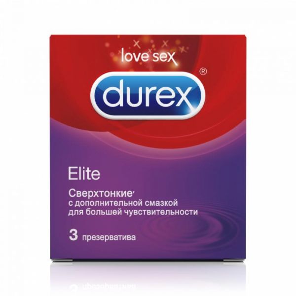 Презервативы Durex Elite упаковка, 3 шт. Презервативы Durex Elite упаковка, 3 шт.