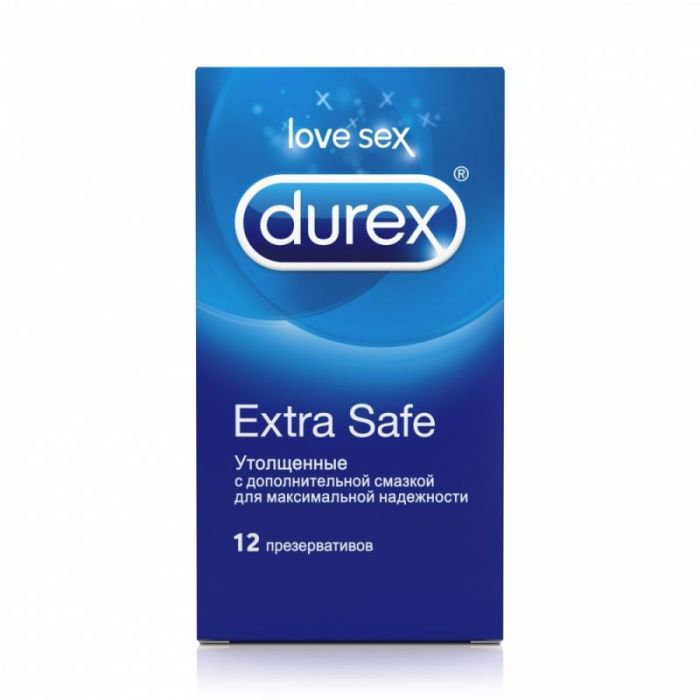 Презервативы Durex Extra Safe упаковка, 12 шт.