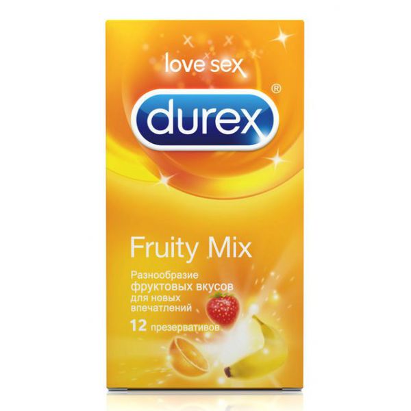 Презервативы Durex Fruity Mix упаковка, 12 шт. Презервативы Durex Fruity Mix упаковка, 12 шт.