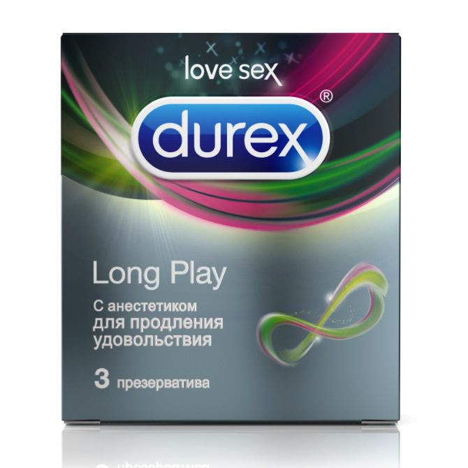 Презервативы Durex Performa (Long Play) упаковка, 3 шт.