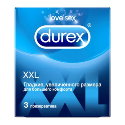 Презервативы Durex XXL упаковка, 3 шт.