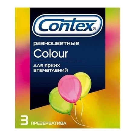 Презервативы Контекс Colour упаковка, 3 шт.