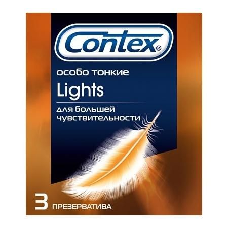 Презервативы Контекс Lights упаковка, 3 шт.