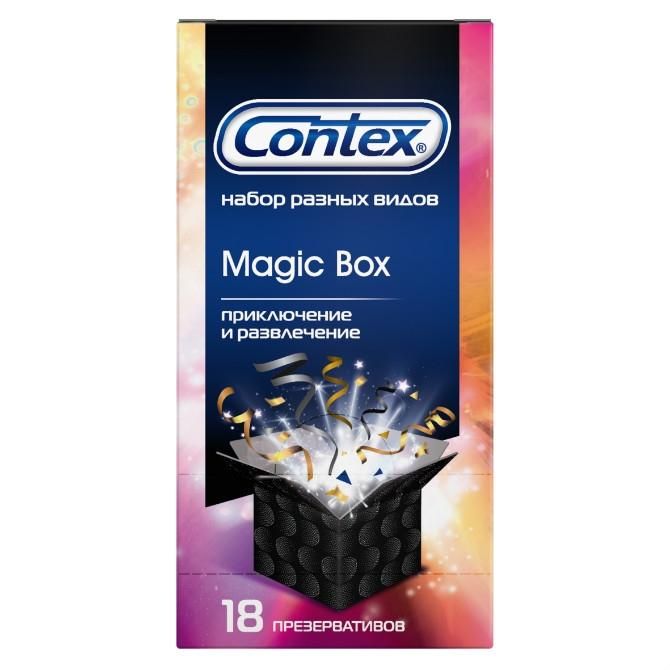 Презервативы Контекс Magic Box Приключение и развлечение набор 18 шт.