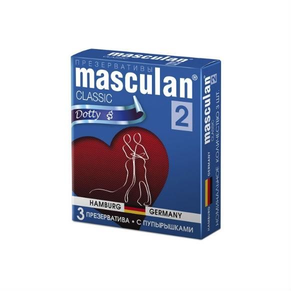 Презервативы Masculan Classic с пупырышками 3 шт.