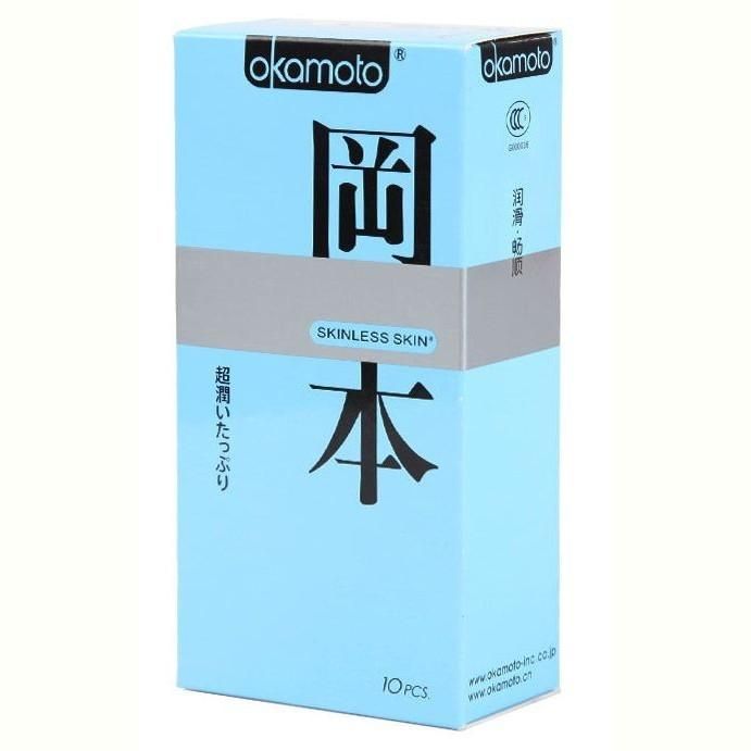 Презервативы Okamoto Skinless Skin с обильной смазкой Super Lubricative 10 шт.