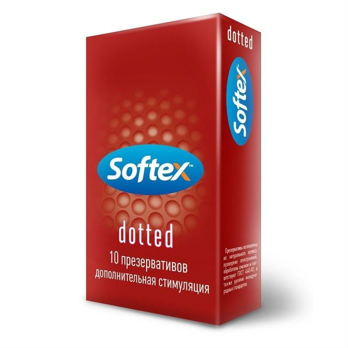 Презервативы Softex Dotted дополнительная стимуляция 10 шт. упак.