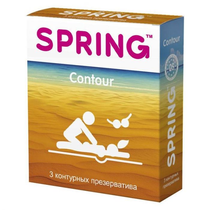 Презервативы Spring Contour контурные 3 шт.