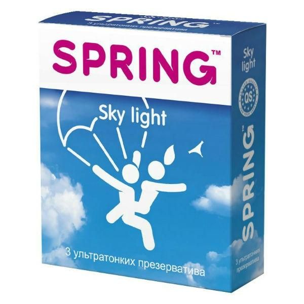 Презервативы Spring Sky Light ультратонкие 3 шт.