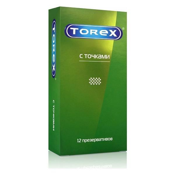 Презервативы Torex с точками 12 шт.