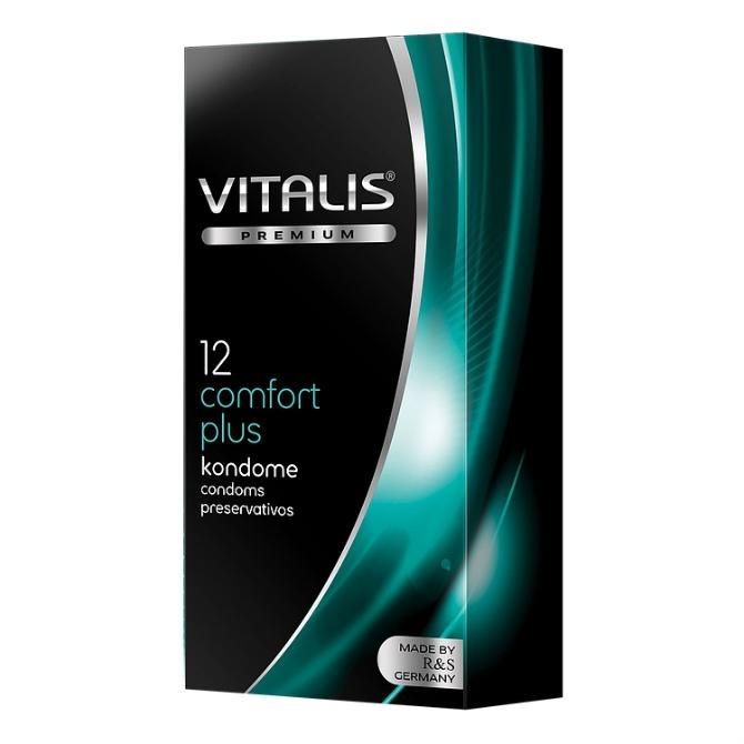 Презервативы VITALIS Premium comfort plus анатомической формы 12 шт.