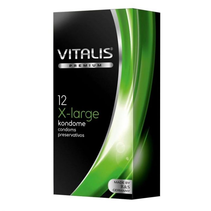 Презервативы VITALIS Premium X-large увеличенного размера 12 шт.