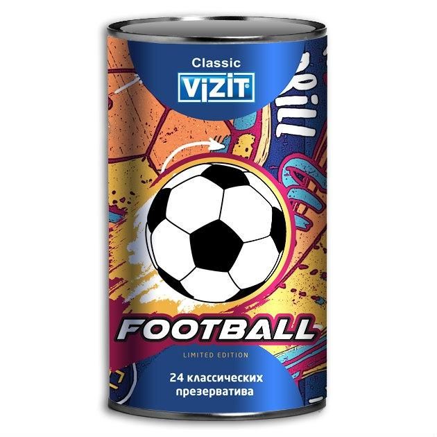 Презервативы VIZIT Classic Football классические 24 шт.